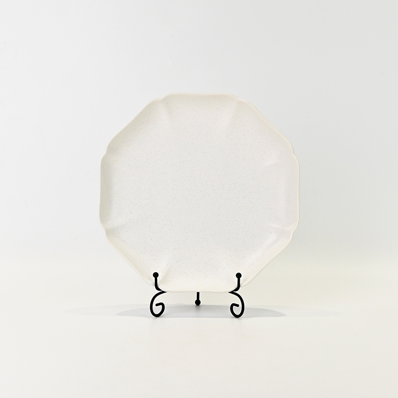 Embossed Plate - white