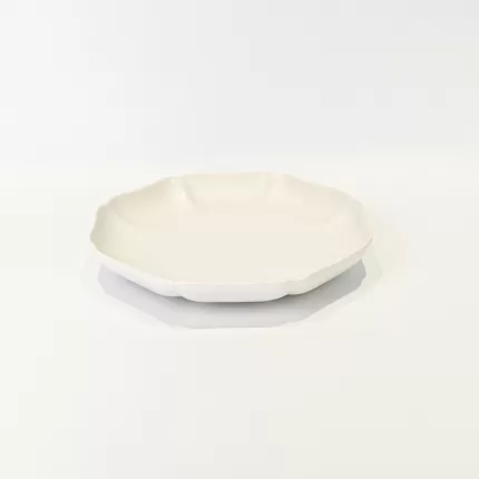Embossed Plate - white