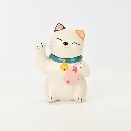 Lucky Cat Storage Jar