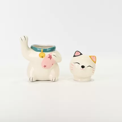 Lucky Cat Storage Jar