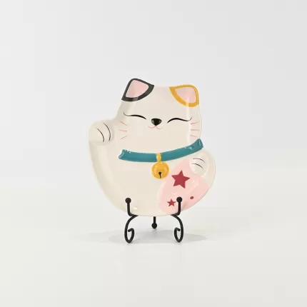Lucky Cat Plate