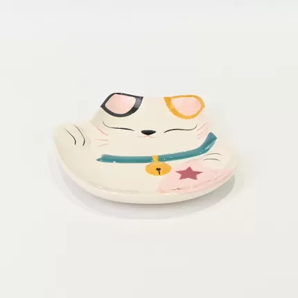 Lucky Cat Plate