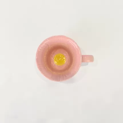 Flower Embossed Mug