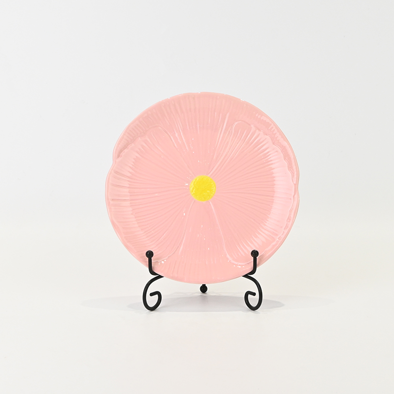 Flower Embossed Plate