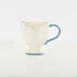 Bow Embossed Mug - blue