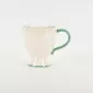 Bow Embossed Mug - green