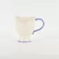 Bow Embossed Mug - purple