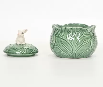Vegetable Bunny Sugar Bowl