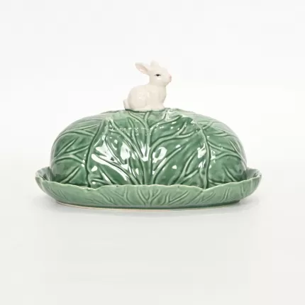 Vegetable Bunny Butter Dish