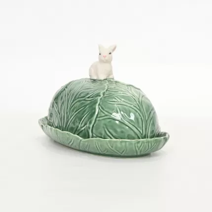 Vegetable Bunny Butter Dish