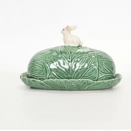 Vegetable Bunny Butter Dish