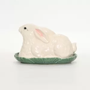 Vegetable Bunny Butter Dish
