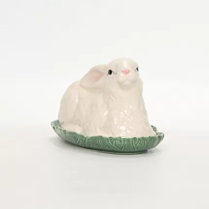 Vegetable Bunny Butter Dish