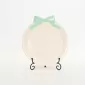 Bow Plate-mint green