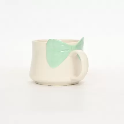 Bow Mug-mint green