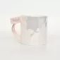 Bow Mug-pearl pink