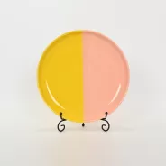 Balance·Two-color Plate-yellow & pink