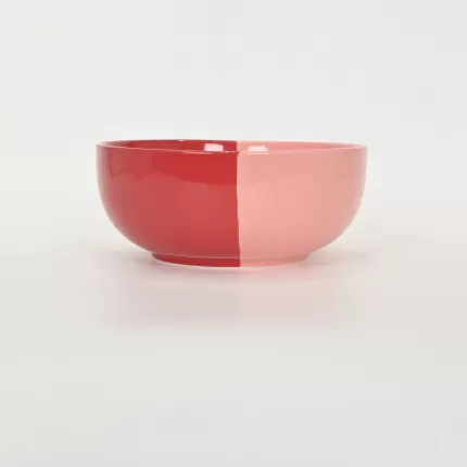 Balance·Two-color Bowl-red & pink