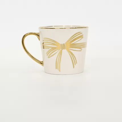 Golden Bow Mug