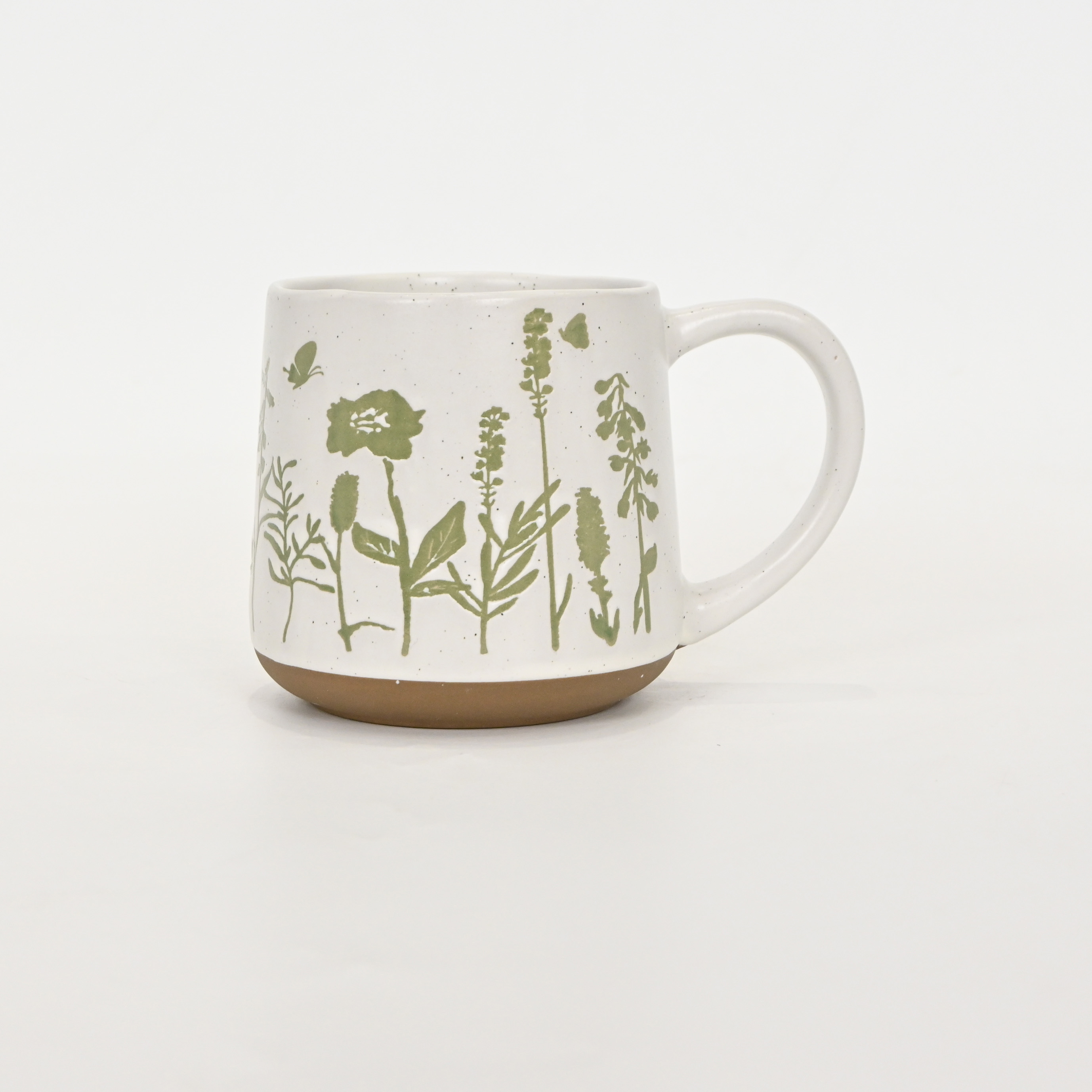 Floral Mug-white
