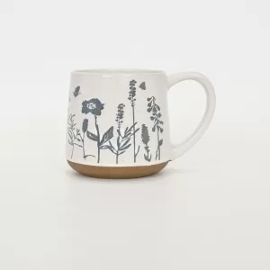 Floral Mug-white