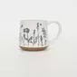 Floral Mug-white