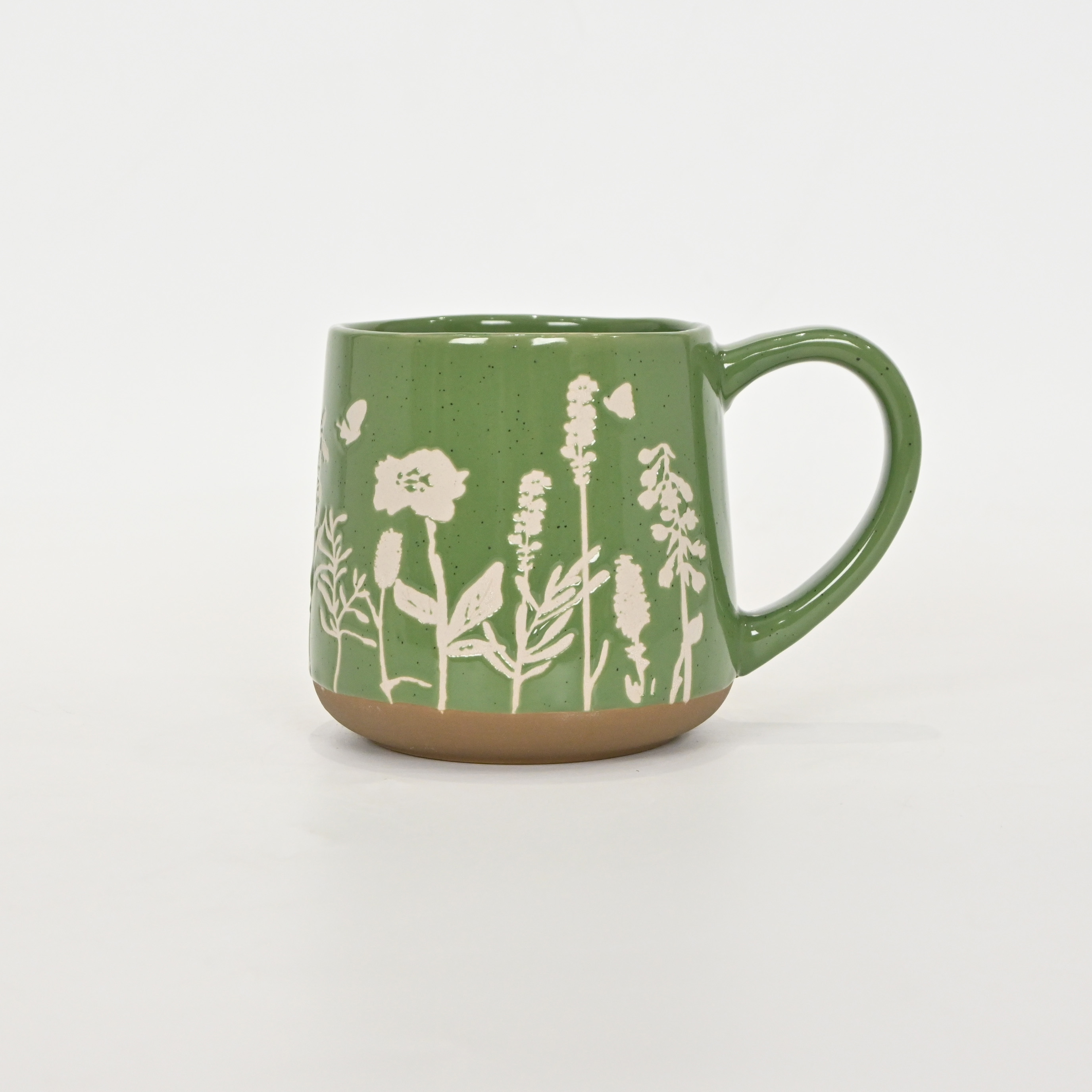 Floral Mug-green