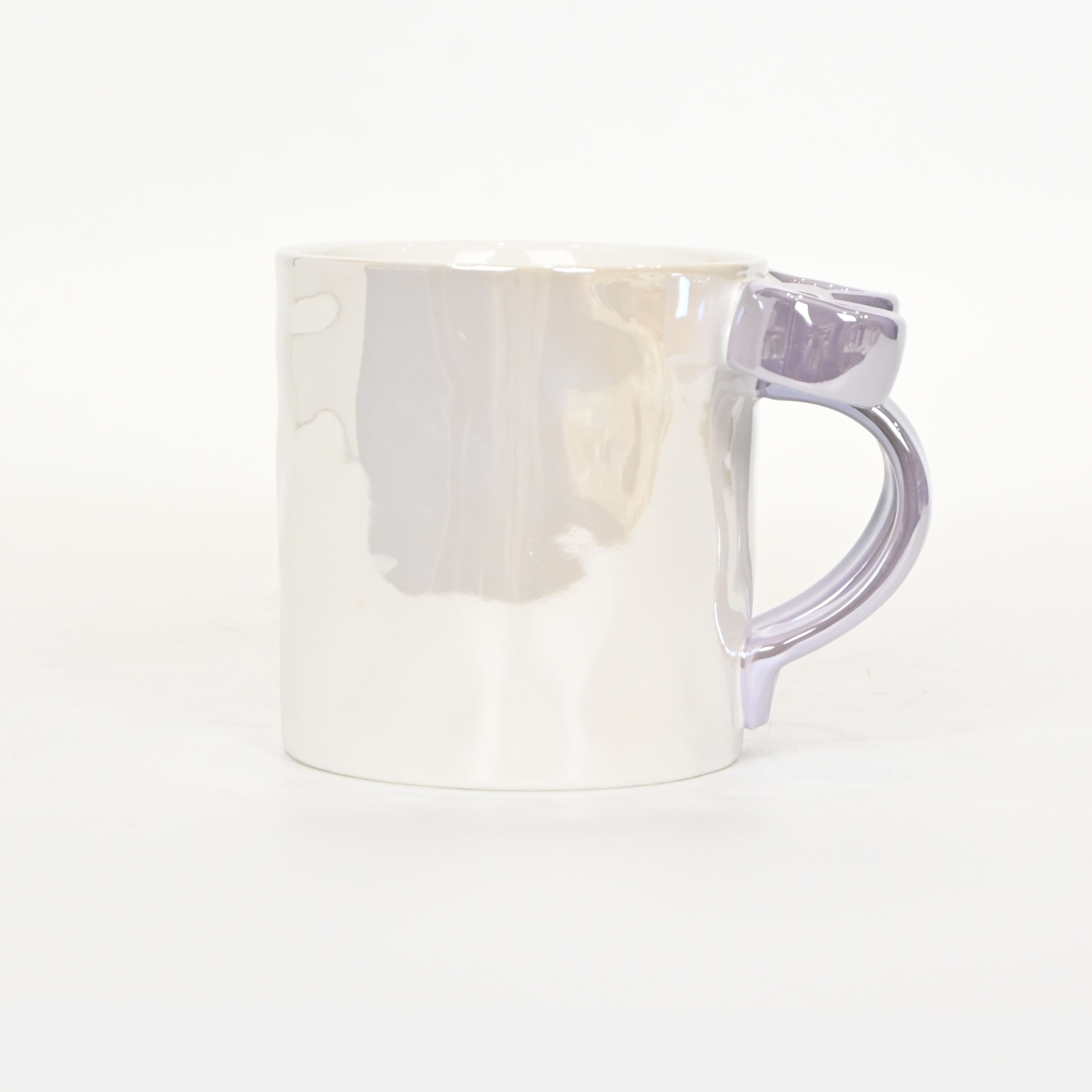 Bow Mug-pearl purple