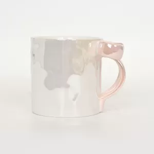 Bow Mug-pearl pink