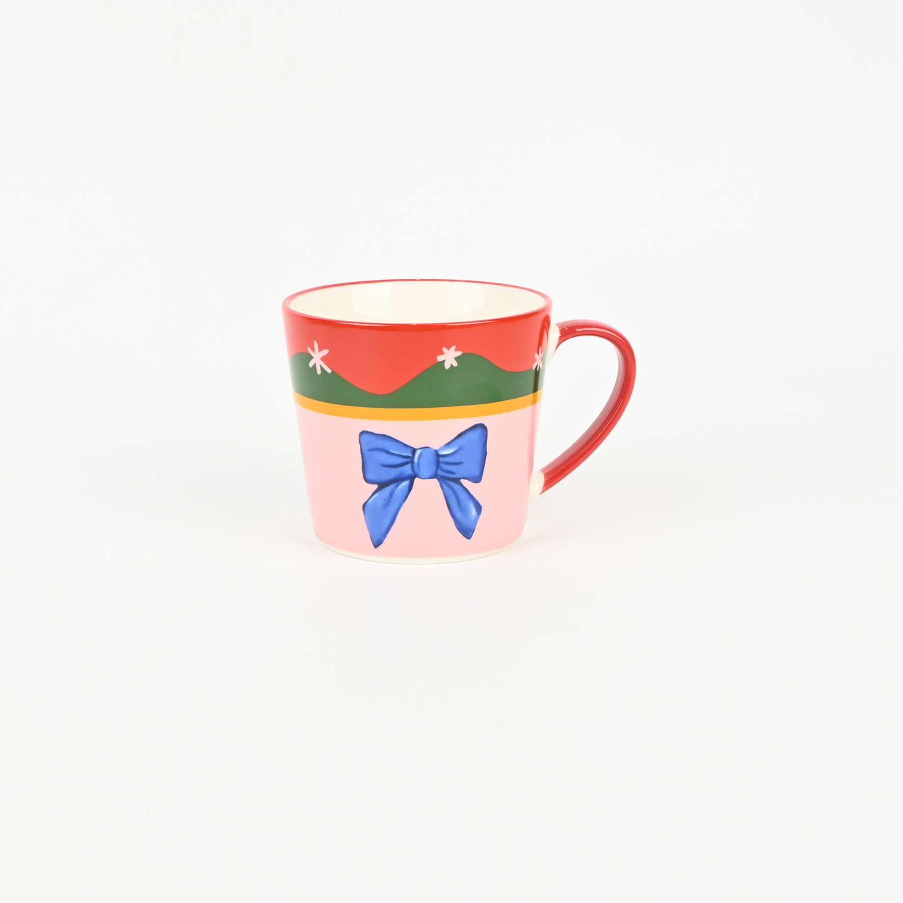 Small Floral Bow Cake Mug