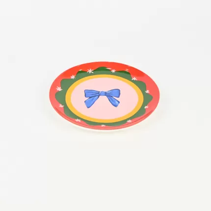 Small Floral Bow Cake Plate