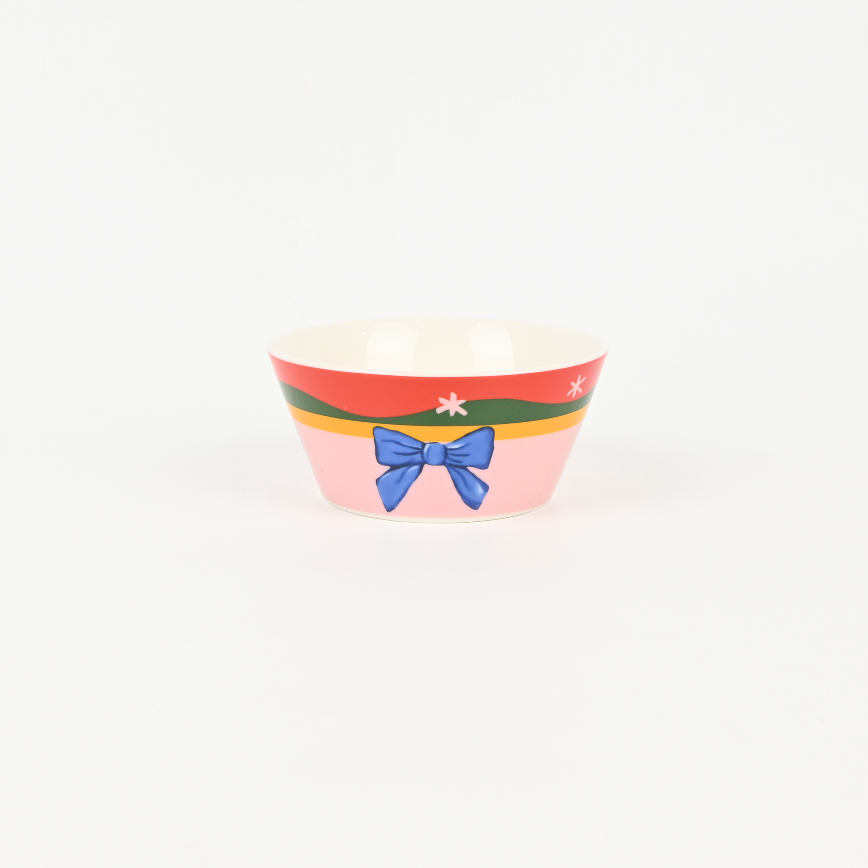 Small Floral Bow Cake Bowl