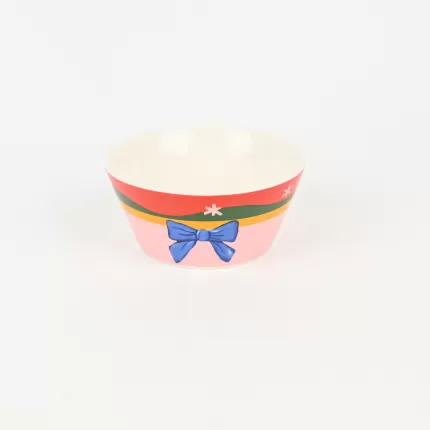 Small Floral Bow Cake Bowl