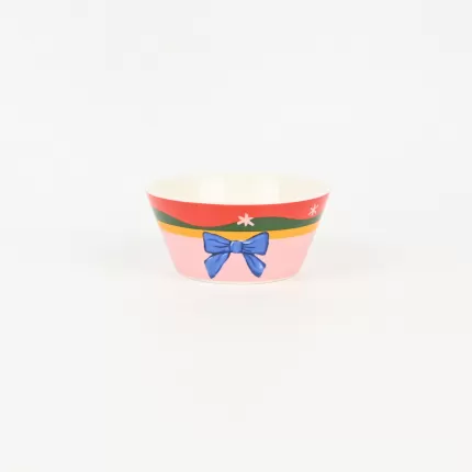 Small Floral Bow Cake Bowl