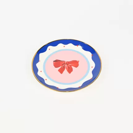 Heart Bow Cake Plate