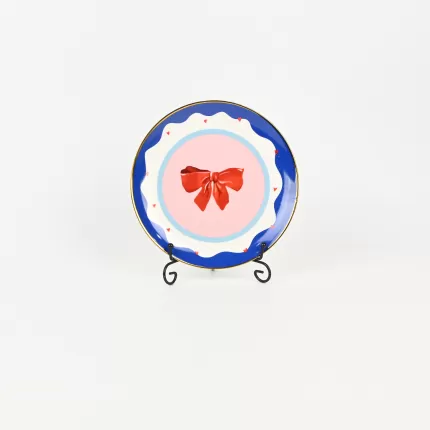Heart Bow Cake Plate