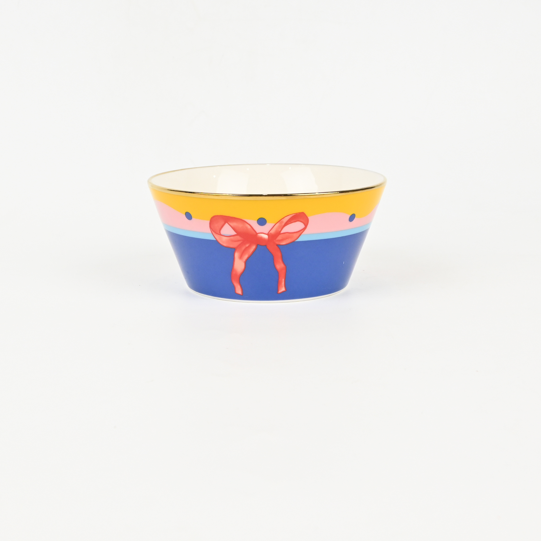 Polka Dot Bow Cake Bowl