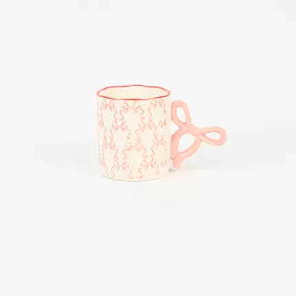Bow and Flower Mug