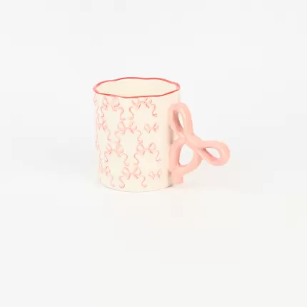 Bow and Flower Mug