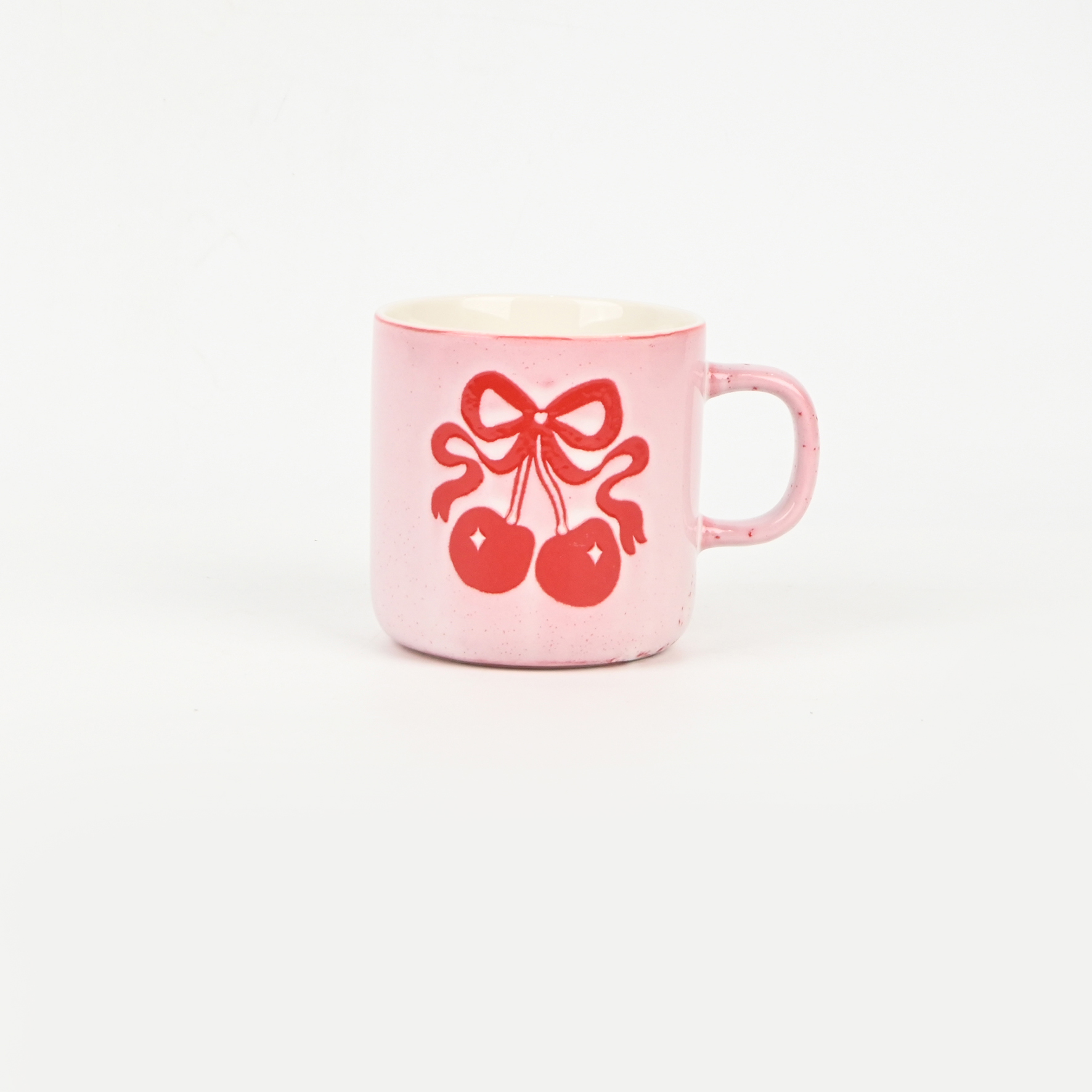 Cherry Bow Mug-pink