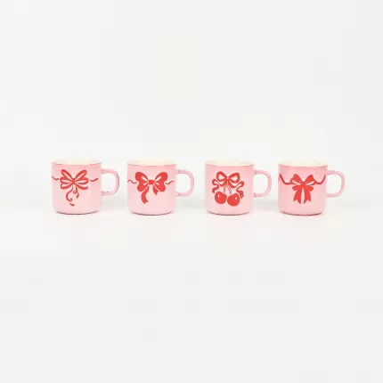 Bow Mug-pink
