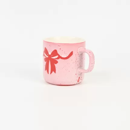 Bow Mug-pink