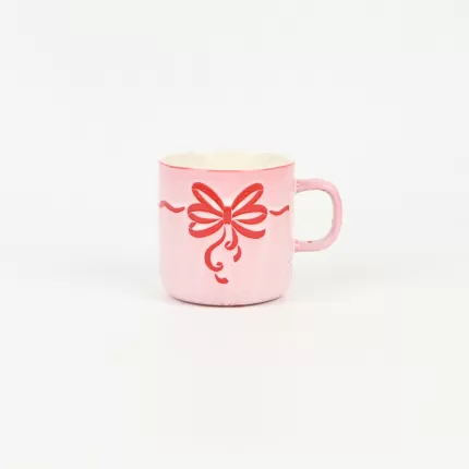 Bow Mug-pink