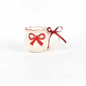 Bow Mug-red