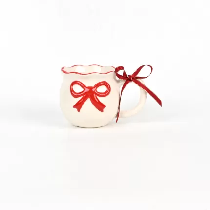 Bow Mug-red