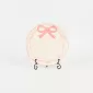 Heart Bow Plate-pink