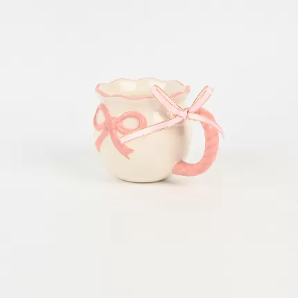 Bow Mug-pink