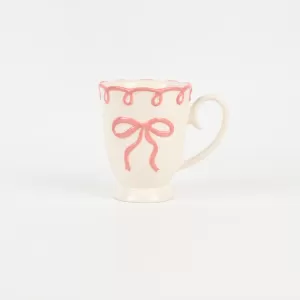 Bow Ribbon Mug-pink