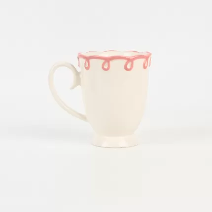 Bow Ribbon Mug-pink