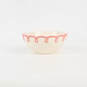 Bow Ribbon Bowl-pink